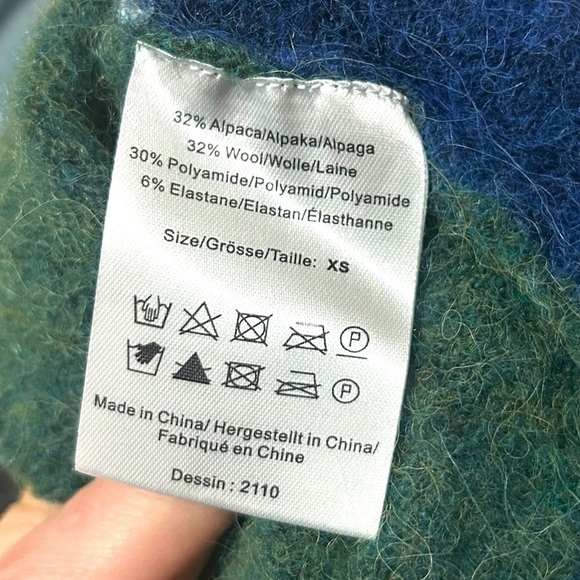 Baum Und Pferdgarten Camryn Sweater Green size Extra Small Alpaca Wool - Picture 9 of 10